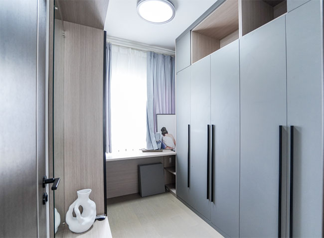 78㎡兩居室，巧妙打造超大收納空間，還能擁有獨立衣帽間